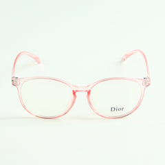 Light Pink Translucent Color Optical Frame