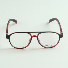 Red Translucent Color Optical Frame