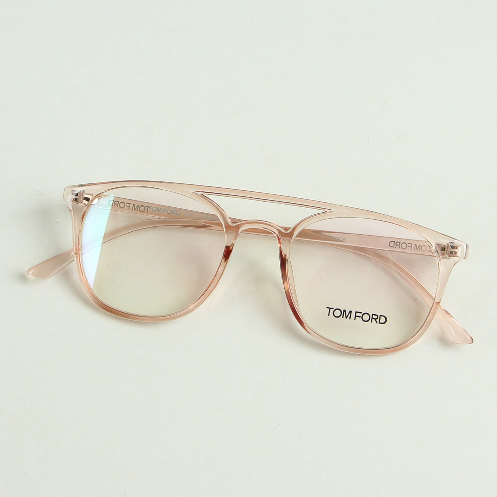 Light Orange Translucent Optical Frame