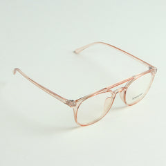 Light Orange Translucent Optical Frame