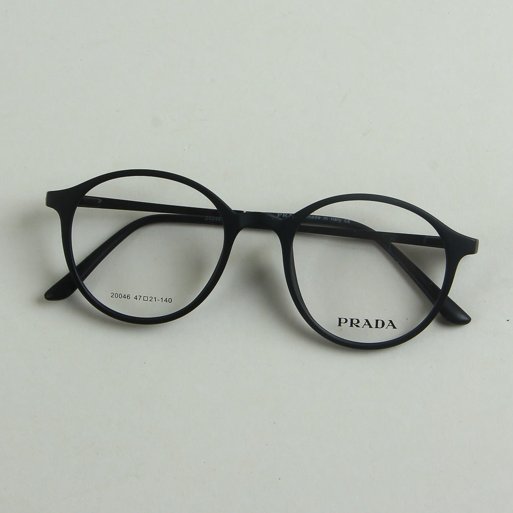 Black Vintage Thin Optical Frame 1