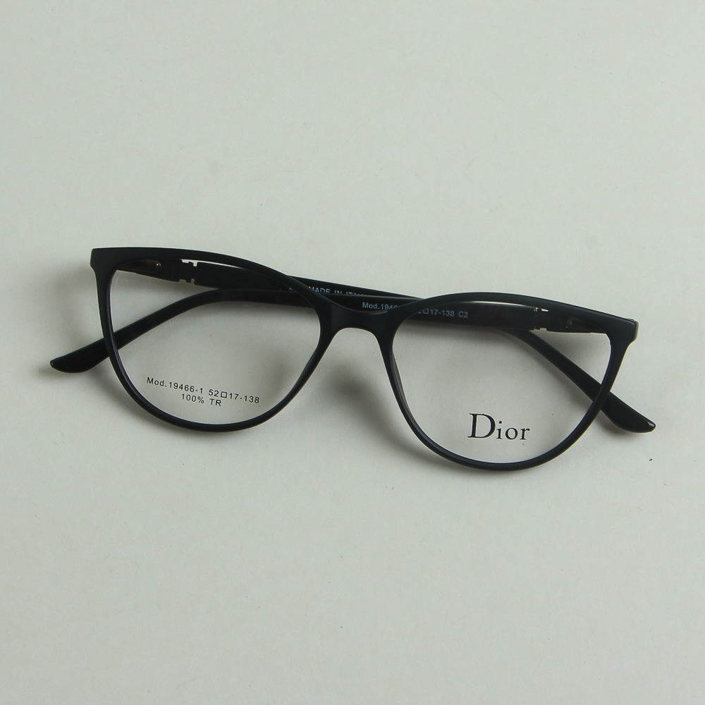 Black Vintage Thin Optical Frame 2