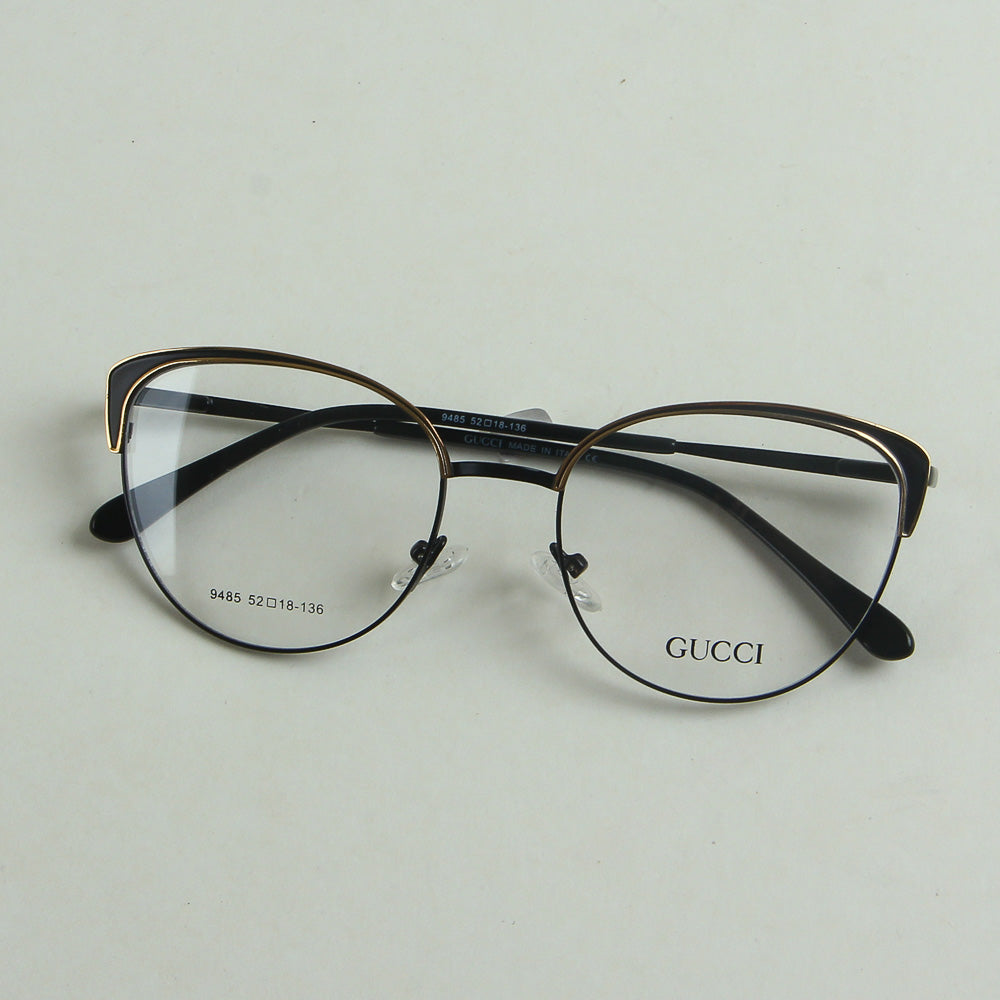 Black Golden Optical Frame