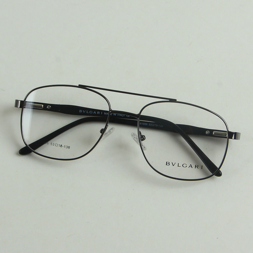 Black Metallic Optical Frame