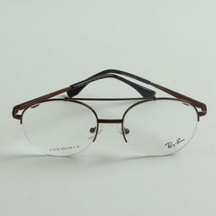 Brown Golden Optical Frame