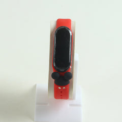 Kids LED wrist watch red micky design
