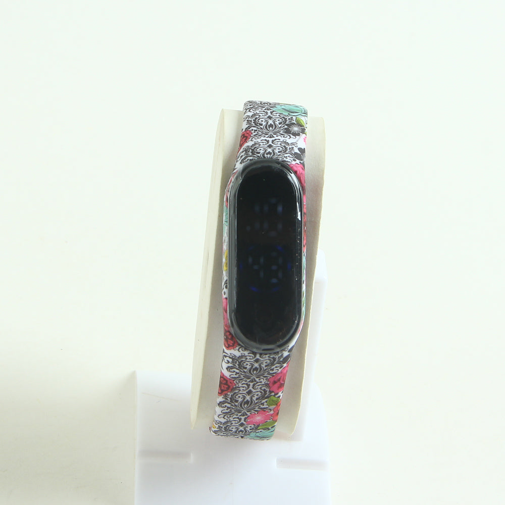 Kids LED wrist watch multi color design 4