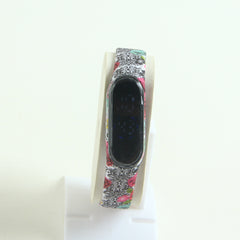 Kids LED wrist watch multi color design 4