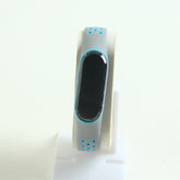 Kids LED wrist watch grey & cyan