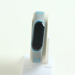 Kids LED wrist watch grey & cyan