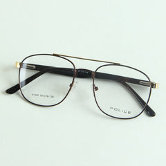 Brown & Golden Optical Frame
