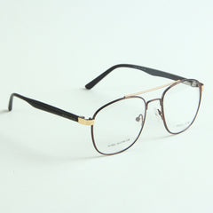 Brown & Golden Optical Frame