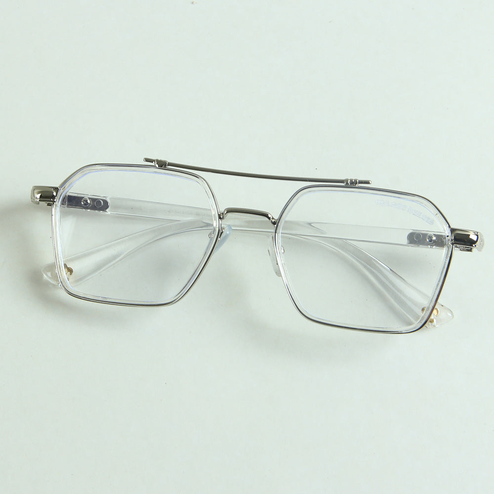 Silver White Optical Frame 2