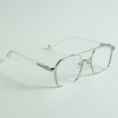 Silver White Optical Frame 2
