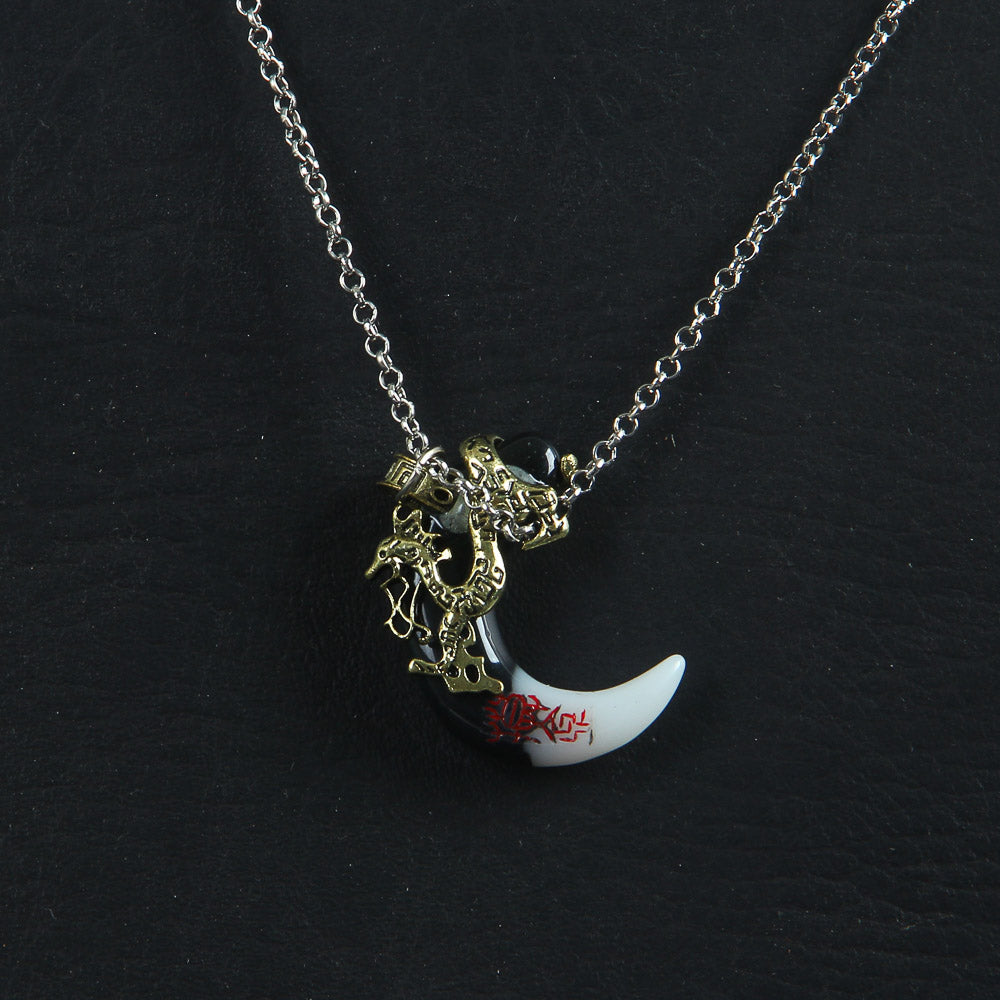 Mens Chain Locket Golden Dragon Style