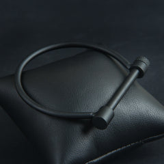 Black Steel Bracelet For Men