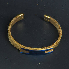 Branded Bracelets Golden & Blue C