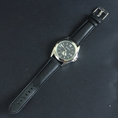 Black Strap Black Dial 1221 Men's Wrist watch