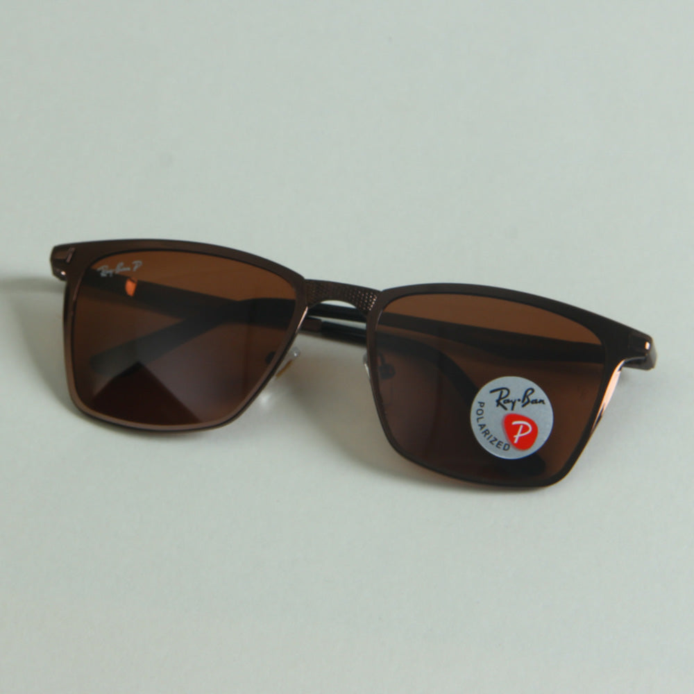 Sunglasses RB Brown Metallic Frame with Brown CR
