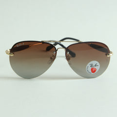 Sunglasses Golden Rb Frame with Light Brown CR