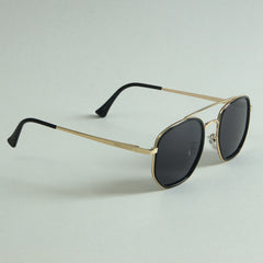 Sunglasses P Golden Frame with Black Golden