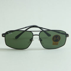 Sunglasses RB Black Frame with Green Glass