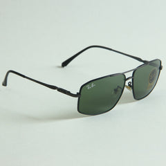 Sunglasses RB Black Frame with Green Glass