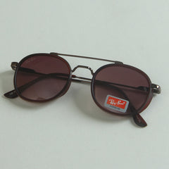 Sunglasses Brown Metallic Frame with Light Brwon CR