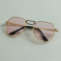Golden Pink Shade Optical Frame