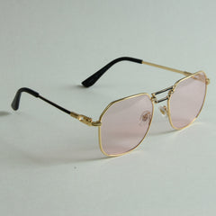 Golden Pink Shade Optical Frame