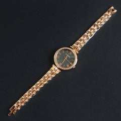 Women Chain Wrist Watch Rosegold C
