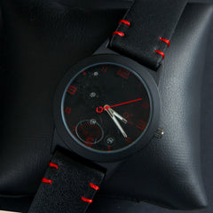 Mens GC Wrist Watch Black Strap with Black Dial R