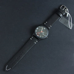 Mens GC Wrist Watch Black Strap with Black Dial