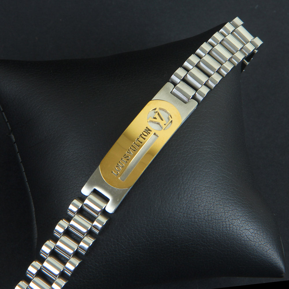 Mans Bracelet Silver LV