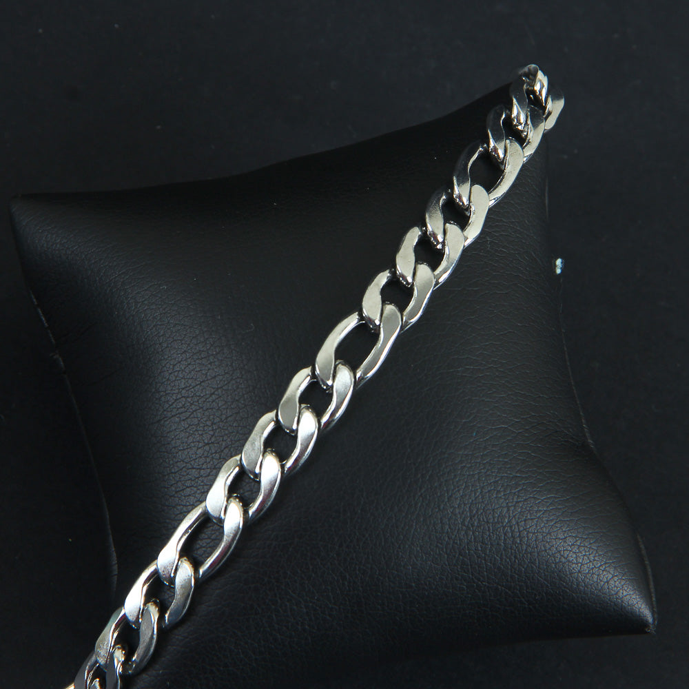 Silver Chain Mans Bracelet 8mm