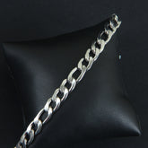 Silver Chain Mans Bracelet 8mm