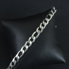 Silver Chain Mans Bracelet 8mm