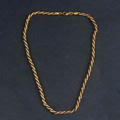 Multi Colour Chain Golden Purple 3mm