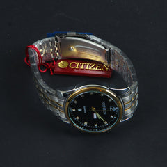 Two Tone Mens Wrist Watch Chain Golden Silver C