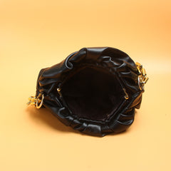 Ladies Cloud Handbag Black