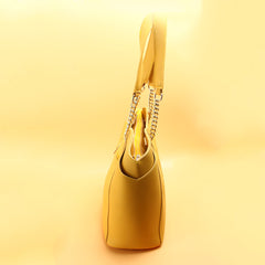 Ladies Handbag Yellow M.K