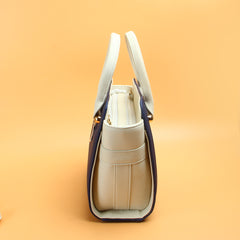Ladies Handbag Blue White