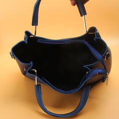 Women Fashion Handbag Dark Blue TB