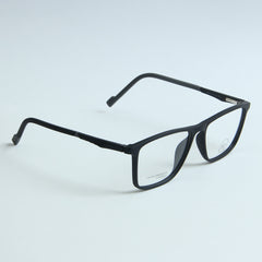 Black Color Optical Frame with Grey stripe