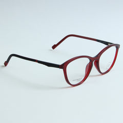 Red Color Optical Frame with Black Stick