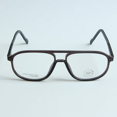 Dark Grey Color Optical Frame with Black Stripe