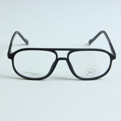 Black Color Optical Frame with Black Stripe