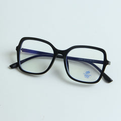 Black Optical Frame with Black Stripe