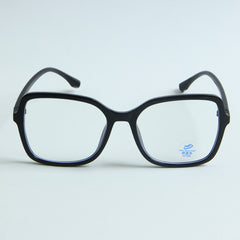 Black Optical Frame with Black Stripe
