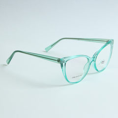 Green Optical Frame with Green Stripe
